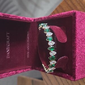 Danecraft Green & CZ Bracelet